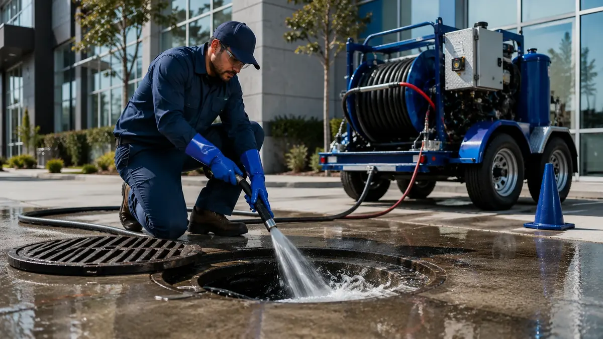 Commercial Hydro Jet Drain Cleaning in Apple Valley