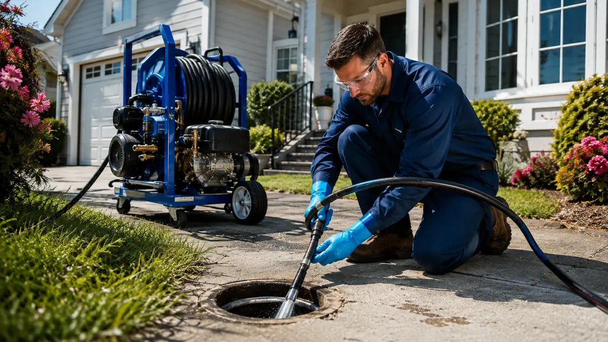 Residential Hydro Jet Drain Cleaning in Apple Valley