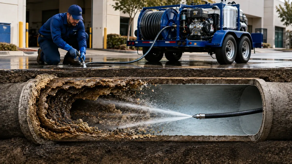 Sewer Pipe Descaling in Apple Valley